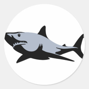 Shark Classic Round Sticker