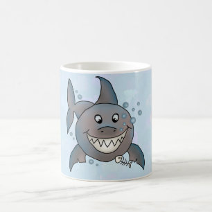 shark coffee mug