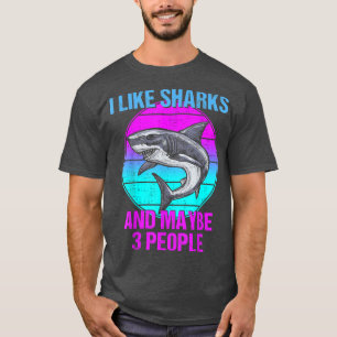 Shark Costume Adult Kids Funny Ocean Vintage Shark T-Shirt