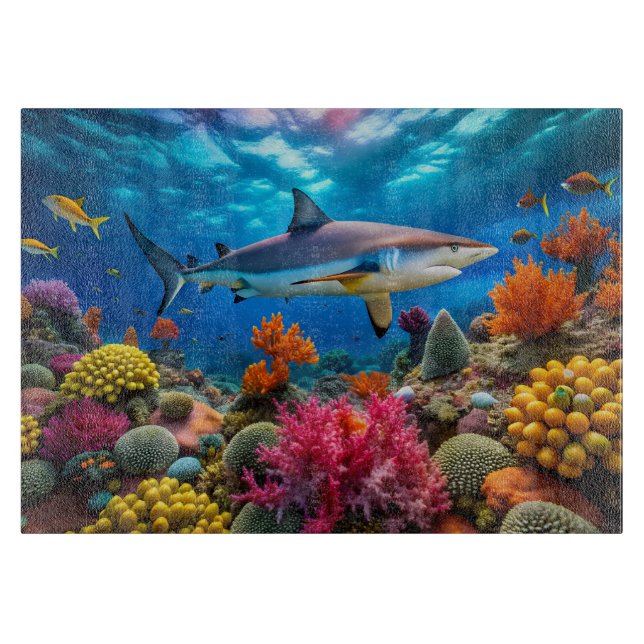 Shark Cutting Board (Front)