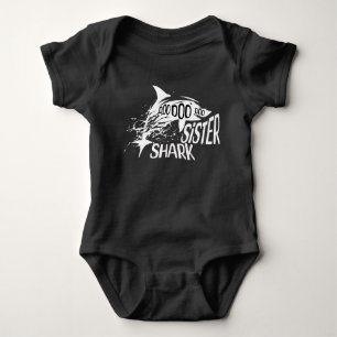 shark daddy Fathers Son matching familly set Baby Bodysuit