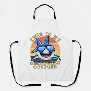 Shark Daddy Spooky Sunset Funny Apron