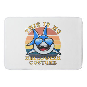 Shark Daddy Spooky Sunset Funny Bath Mat
