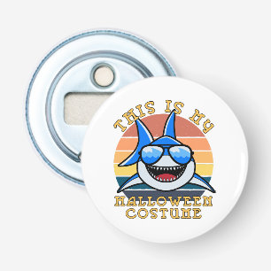 Shark Daddy Spooky Sunset Funny Bottle Opener