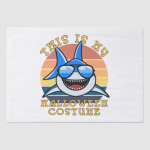 Shark Daddy Spooky Sunset Funny Tissue Paper
