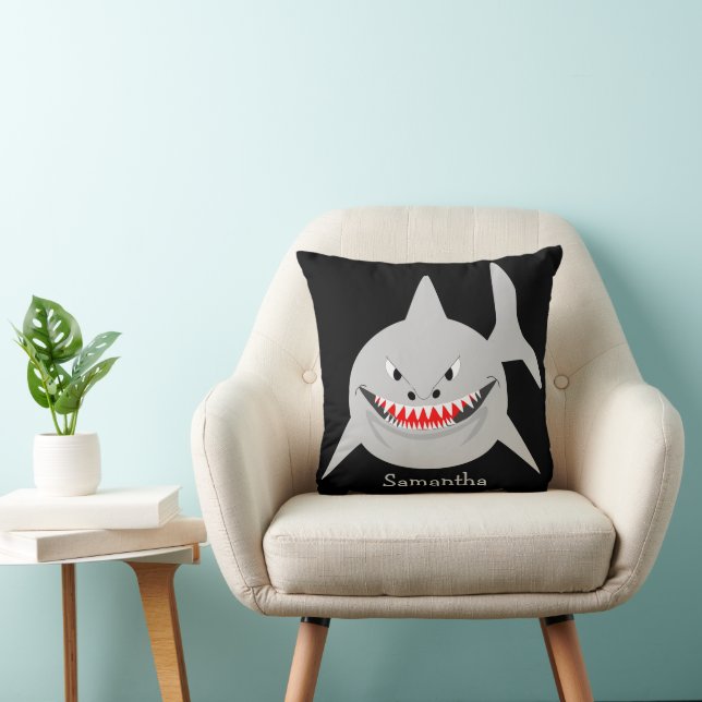 Shark Design Personalised Cushion (Chair)