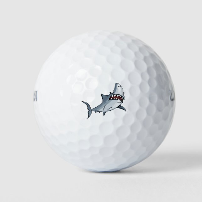 shark Design Range Golf Balls (Front)