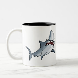 shark Design Range Two-Tone Coffee Mug