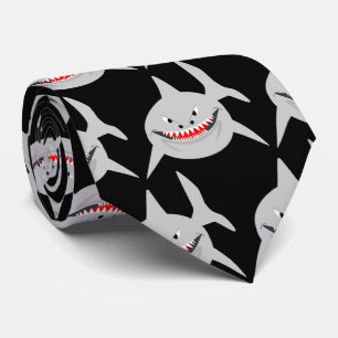 Shark Design Tie