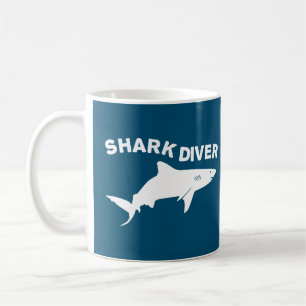Shark Diver Coffee Mug