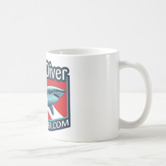 Shark Diver coffee mug. Coffee Mug