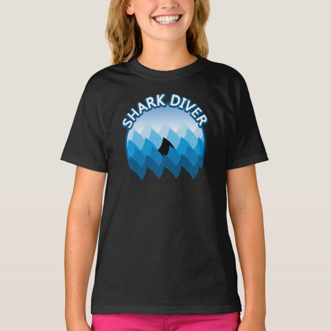 Shark Diver T-Shirt (Front)