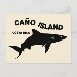 Shark Diving Caño Island - Costa Rica Postcard