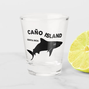 Shark Diving Caño Island - Costa Rica Shot Glass