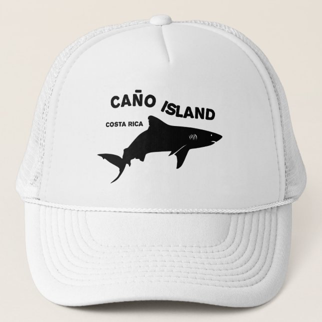 Shark Diving Caño Island - Costa Rica Trucker Hat (Front)