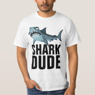 SHARK DUDE MENS T-SHIRTS