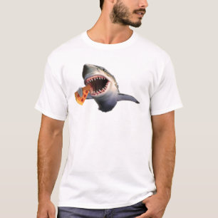 Shark Eating Pizza Shark Lovers Funny Gifts T-Shirt