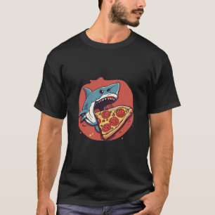 Shark Eating Pizza  T-Shirt