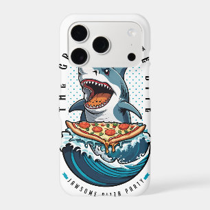 Shark Eating Pizza The Great White Bite Jawsome