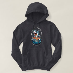 Shark Eating Pizza The Great White Bite Jawsome Hoodie