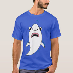 Shark Face Costume Cute Easy Animal Halloween Gift T-Shirt