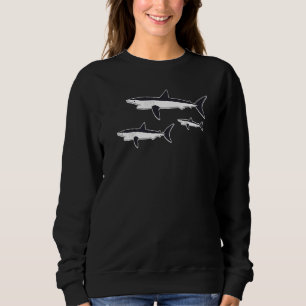 Shark Family Week Daddy Mummy Baby Boys Girls Men Sweatshirt