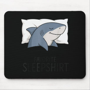 Shark Favorite Sleepshirt Sleeng Pajamas Boys Girl Mouse Mat