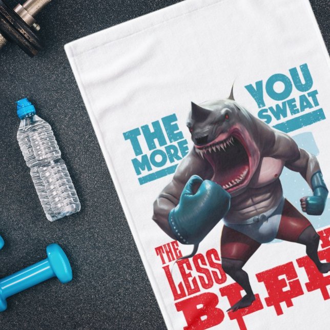 Shark Fighter Quote Towel (Creator Uploaded)