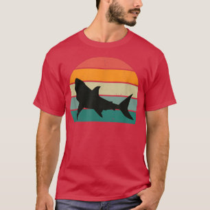 Shark Fin Bite White Whale Shark Predator Fish Sea T-Shirt