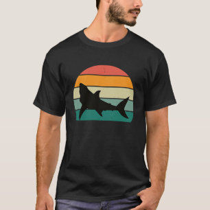 Shark Fin Bite White Whale Shark Predator Fish Sea T-Shirt