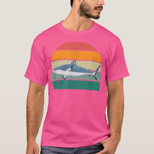 Shark Fin Bite White Whale Shark Predator Fish Sea T-Shirt