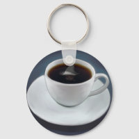 Shark Fin Coffee Keychain