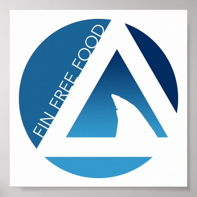 shark fin free food tricircles poster (Front)