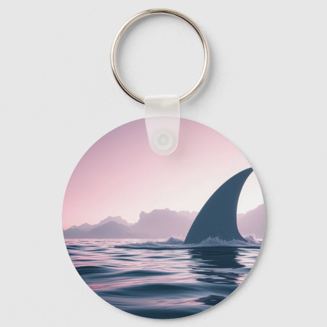 Shark Fin Power Key Ring (Front)