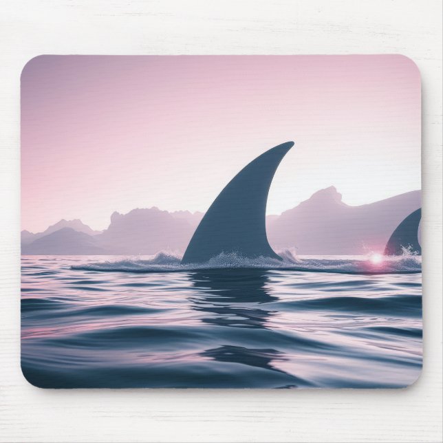 Shark Fin Power Mouse Mat (Front)