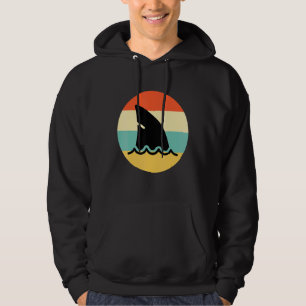 Shark Fin Retro Style Shark Hoodie