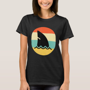 Shark Fin Retro Style Shark T-Shirt