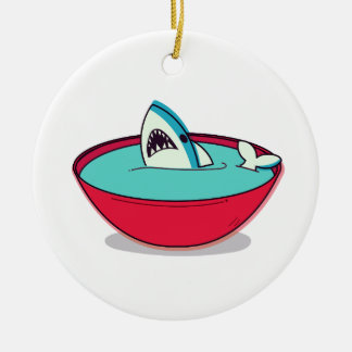 Shark Fin Soup Ceramic Tree Decoration