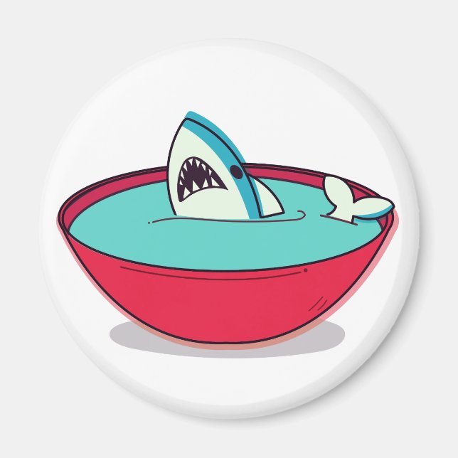 Shark Fin Soup Magnet (Front)