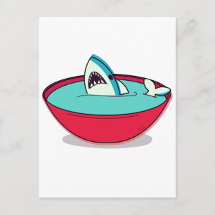 Shark Fin Soup Postcard