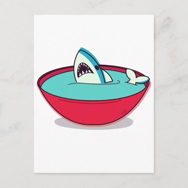 Shark Fin Soup Postcard (Front)