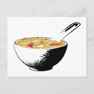 shark fin soup postcard