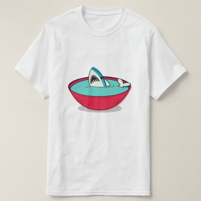 Shark Fin Soup T-Shirt (Design Front)