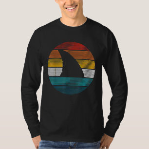 Shark Fin Vintage Scuba Diving Surf Retro Diver Gi T-Shirt