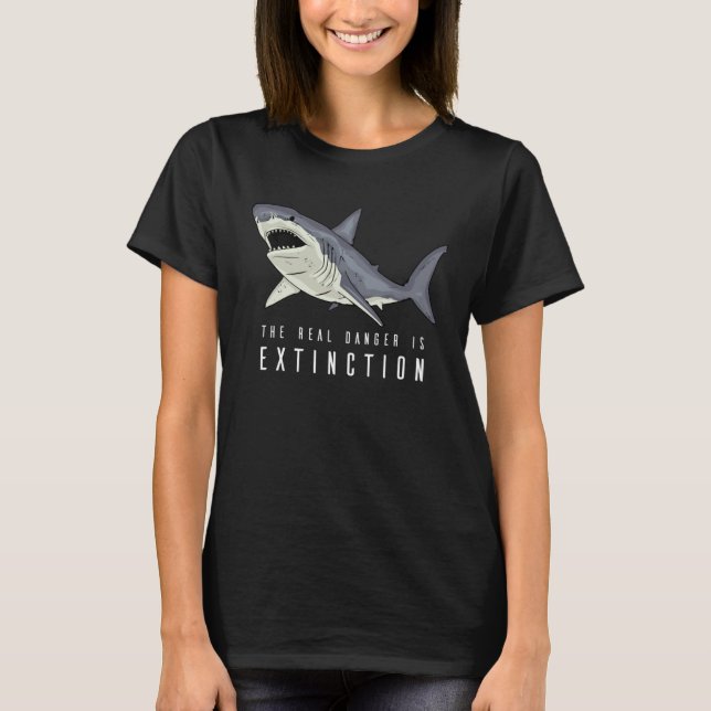 Shark Fish Megalodon Prehistoric Shark Haifisch Sh T-Shirt (Front)