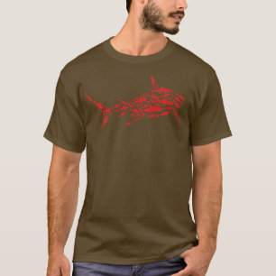 Shark Fish Sharkfish Hammerhead Sharks Red Shark T-Shirt