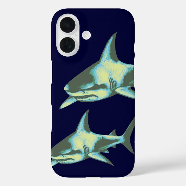 Shark fish, wild animals Case-Mate iPhone case (Back)