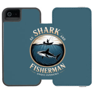 Shark & Fisherman Incipio Watson™ iPhone 5 Wallet Case