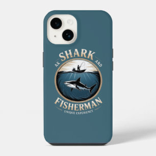 Shark & Fisherman iPhone 14 Case