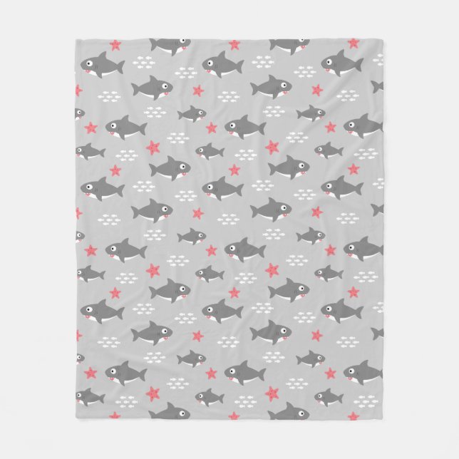 Shark Fleece Blanket (Front)
